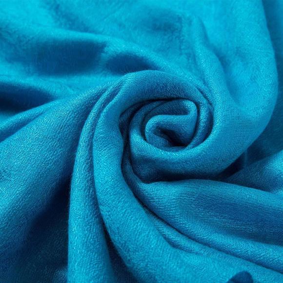 Paisley Scarf Shawl Jacquard Wrap Stole Two Tones Vintage Soft Lightweight😄 - Picture 4 of 6